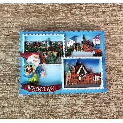 Magnet "postcard from Wrocław"