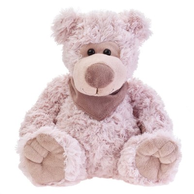 Teddy bear with a scarf /pink