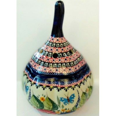 Hand painted garlic container