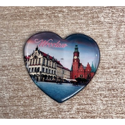 Magnes "Wrocław- serce, rynek"