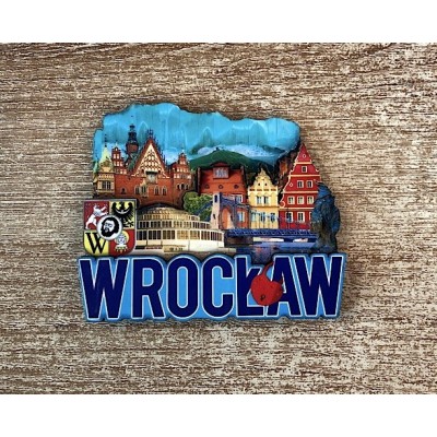 Magnet "Wrocław-symbols of...