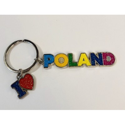 Keyring "I love Poland"