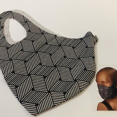 Protective mask "geometric...