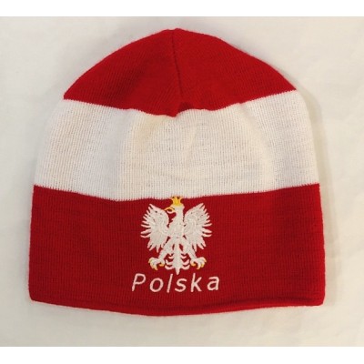 Knitted cap POLAND stripes