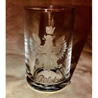 Engraved shot glass - eagle